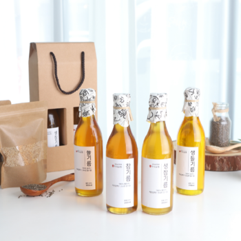 미식상회 저온압착 참기름350ml 외 3종