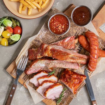 [레디잇] 부어스트 바비큐 플래터 1,000g